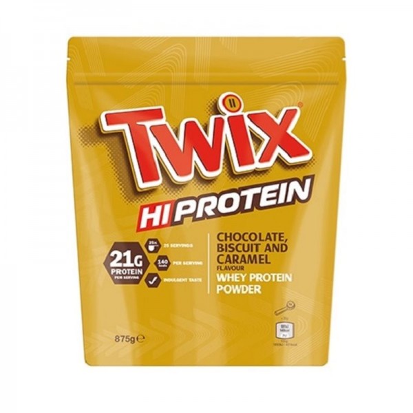 Twix Hi Protein Powder 875g - Choco Biscuit and Caramel by MARS