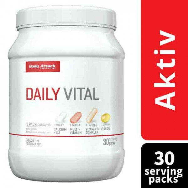 Body Attack Daily Vital 30 Packs - Vitamin Pack