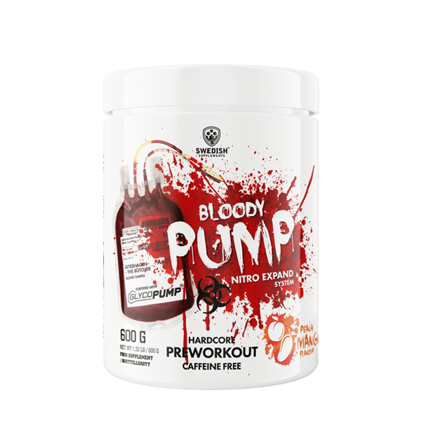 Swedish Supplements Bloody Pump 550g - STIM FREE PUMP Booster