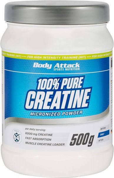 Body Attack 100% Pure Creatine 500g