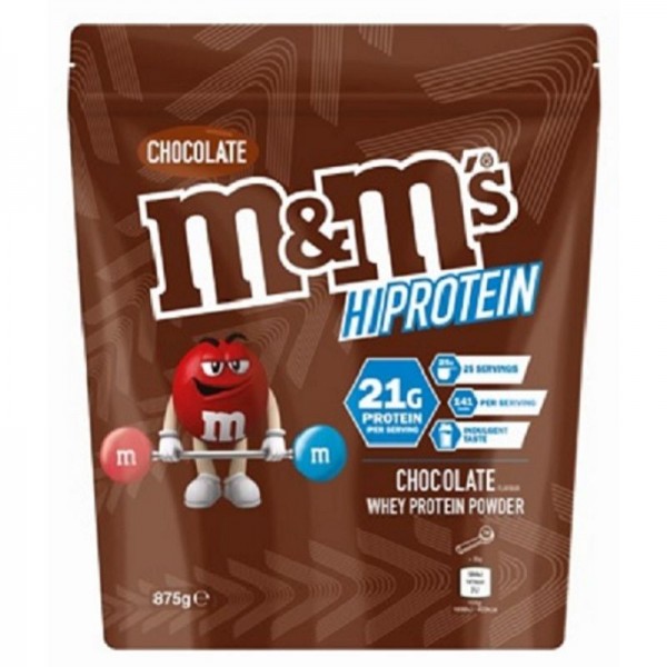 M&amp;M Protein Powder Chocolate 875g - Whey Protein