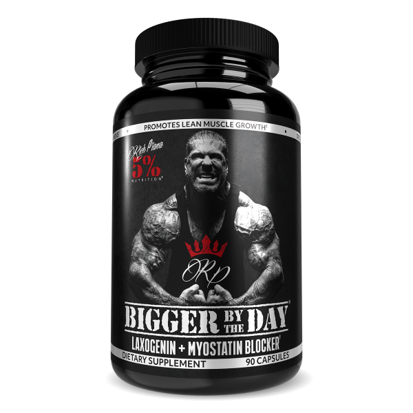 Rich Piana Bigger By The Day by 5% Nutrition 90 Kapseln u.a.Laxogenin 300mg Muscle Supplement