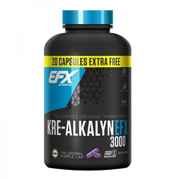 EFX Kre-Alkalyn 3000 - 260 Kapseln