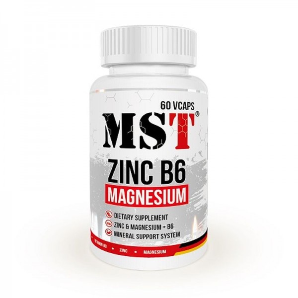 MST Nutrition Zinc + Magnesium + B6 60 vegane Kapseln