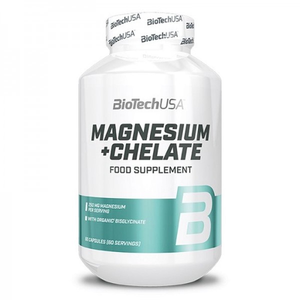 Biotech USA Magnesium + Chelate 60 Kapseln