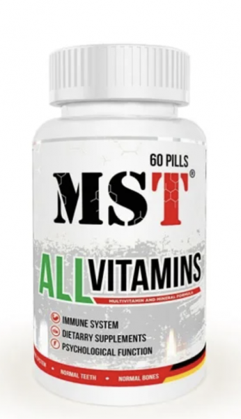 MST Nutrition All Vitamins 60 Pillen
